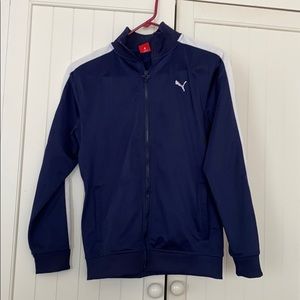 Boys size medium puma zip up